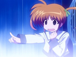 Nanoha, glassy eyed