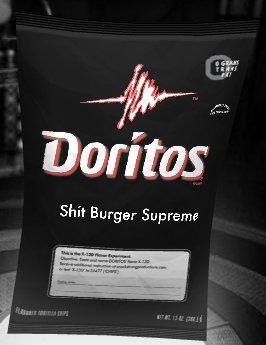 A nice bag of Shitburger Supreme Doritos