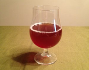 My homebrewed Christmas Ale, straight from the fermenter